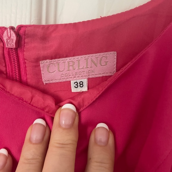 Fushia Pink Summer Dress from France - size 38. - Picture 5 of 5